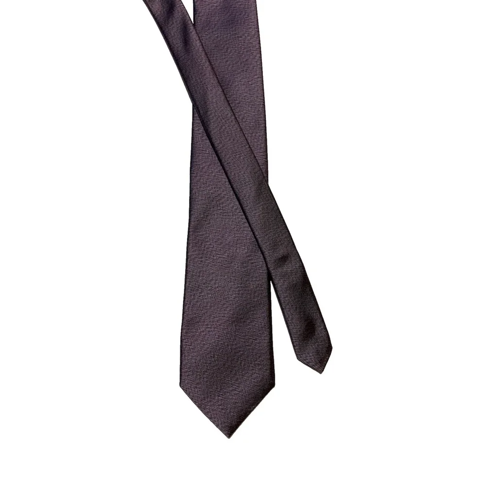 Hart Schaffner Marx Purple Silk Mens Tie Classic HSM‎ Menswear 3.5
